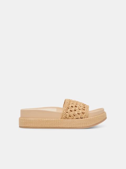 dolce vita SIDONA SANDALS LT NATURAL RAFFIA