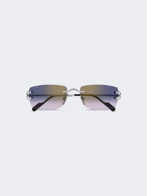 Cartier C Decor Sunglasses Silver