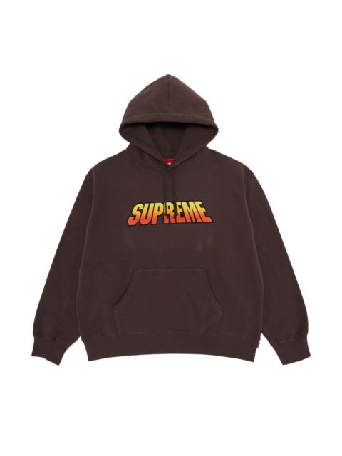 Supreme Gradient Hooded Sweatshirt 'Brown'