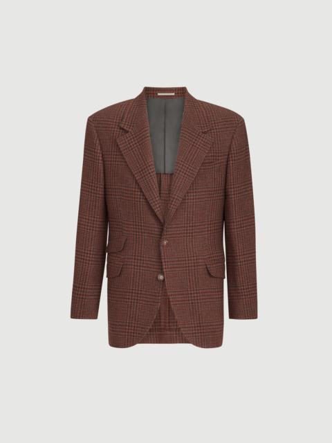 Brunello Cucinelli Cashmere Prince of Wales Cavallo Tailor blazer