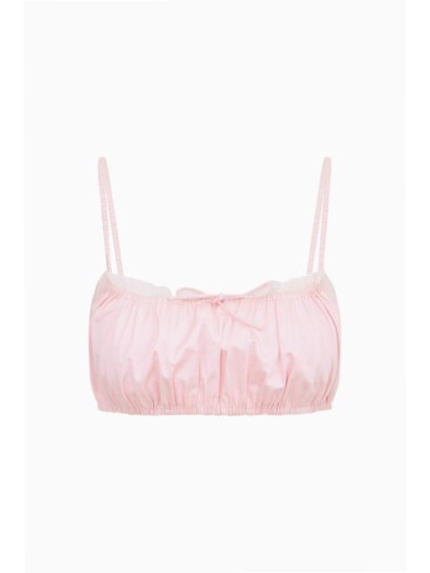 LoveShackFancy Yeva Cotton Bra Top