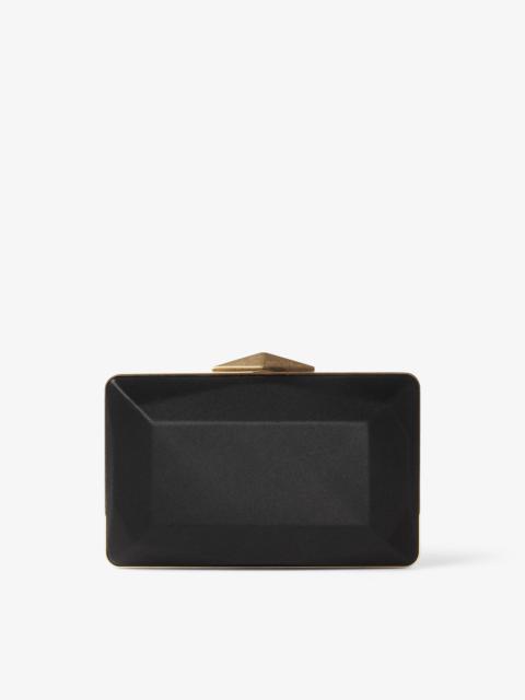 JIMMY CHOO Diamond Box Clutch
Black Satin Box Clutch Bag