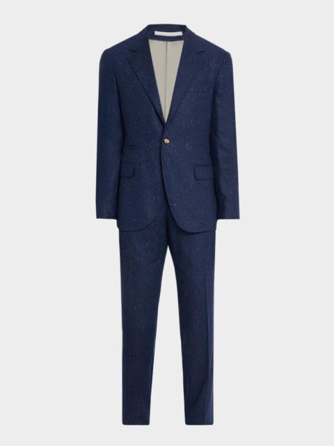 Brunello Cucinelli Men's Wool and Cashmere Flecked Two-Piece Suit