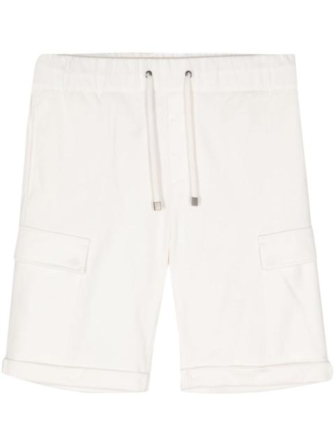 PESERICO drawstring-waist cotton shorts