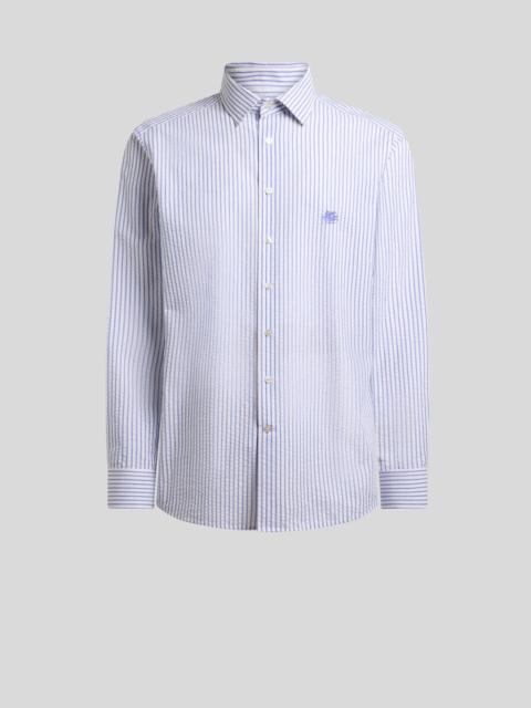 Etro STRIPED COTTON SEERSUCKER SHIRT