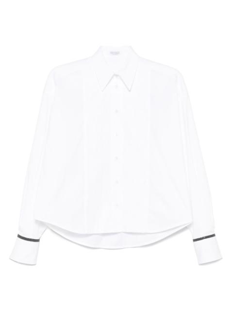 Brunello Cucinelli pintuck-detailed shirt