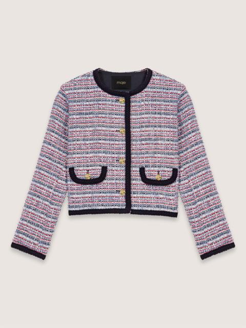 maje Short tweed jacket