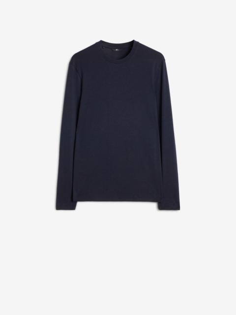 7 For All Mankind CREWNECK LONG SLEEVE TEE in Lyocell