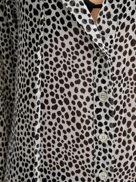 MICHAEL KORS printed beach mini dress