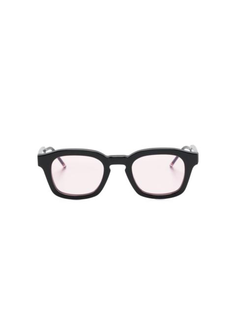 Thom Browne RWB-stripe square-frame sunglasses