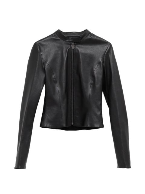 GUCCI Gucci Zip-up Leather Jacket
