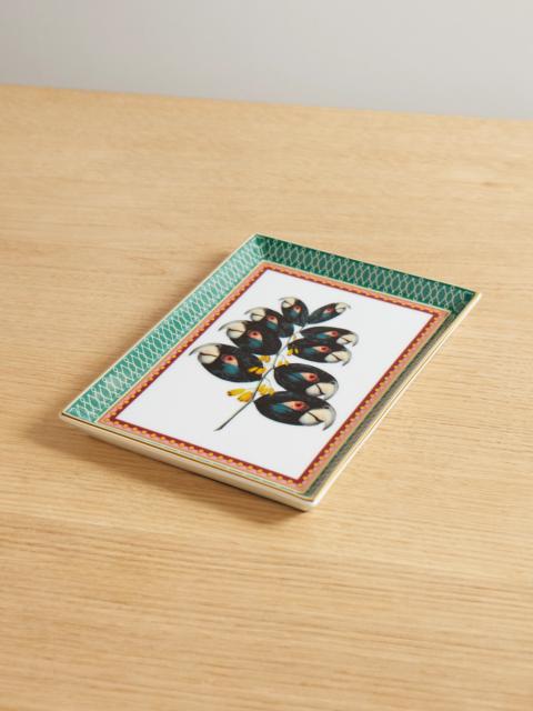 La DoubleJ + Beto Val Gold-plated Porcelain Tray