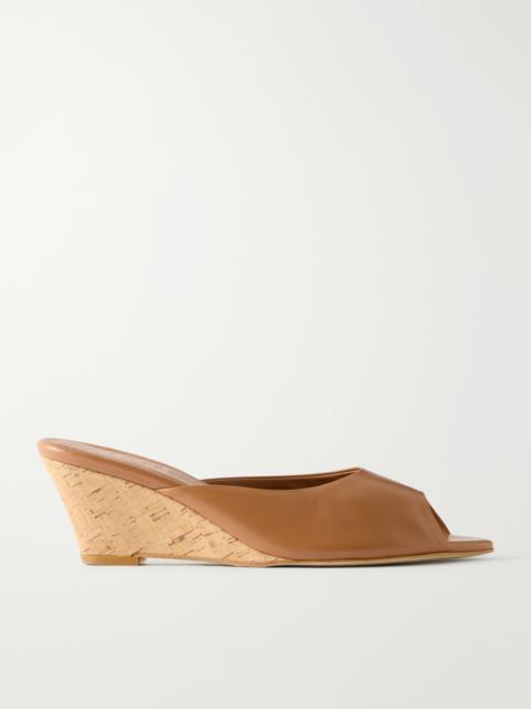 JAMIE HALLER The Kit Slide Leather Platform Sandals