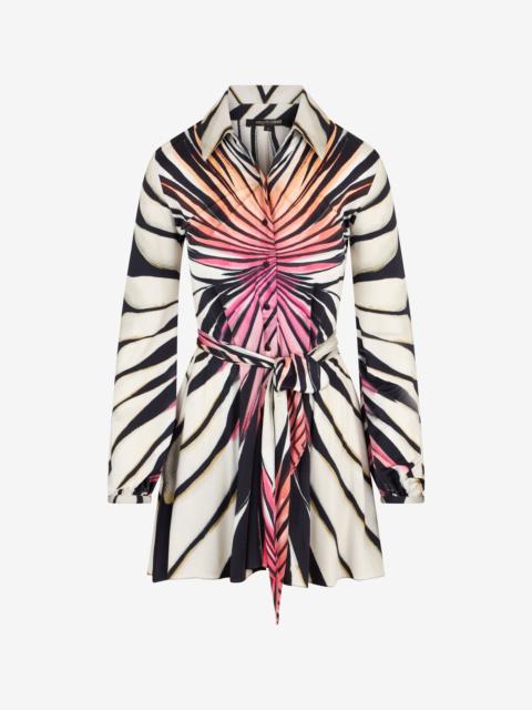 Roberto Cavalli Ray Of Paradise Print Mini Dress