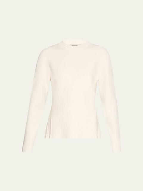 SIMKHAI Maeve Pleated Sweater