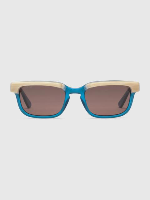 GUCCI Rectangular frame sunglasses