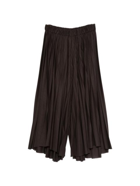 DUŠAN pleated cropped trousers