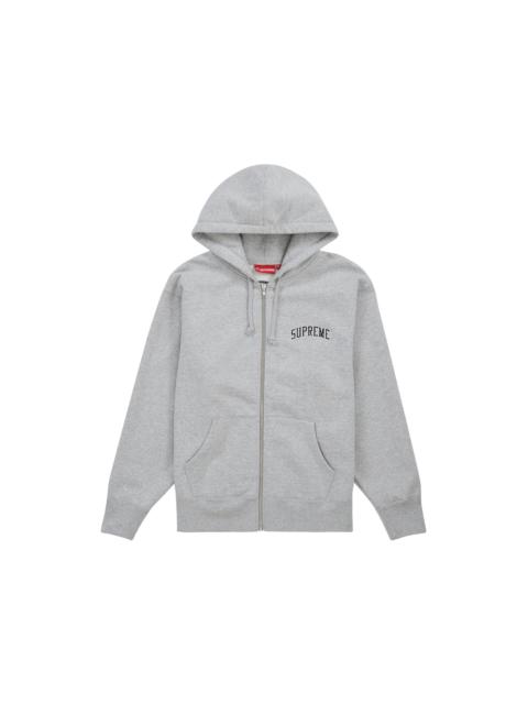 Supreme Supreme Doughboy Zip Up Hooded Sweatshirt Heather Grey