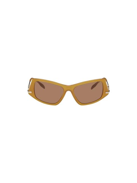 Orange Cat-Eye Sunglasses