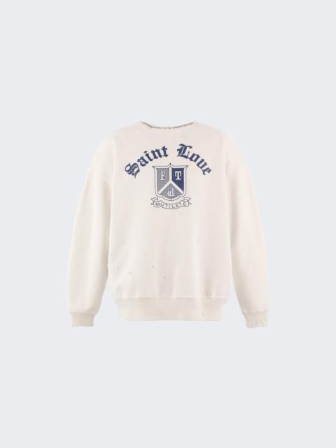 SAINT M×××××× Saint Loue Crewneck Sweatshirt White