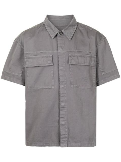 boxy-fit cotton shirt