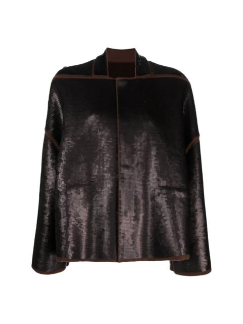 Rick Owens Sail leather jacket