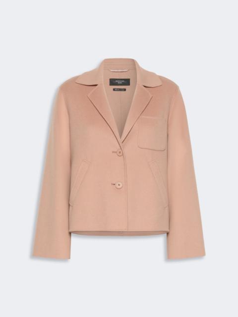 WEEKEND Max Mara PELOTA Double wool cropped jacket - ANTIQUE ROSE