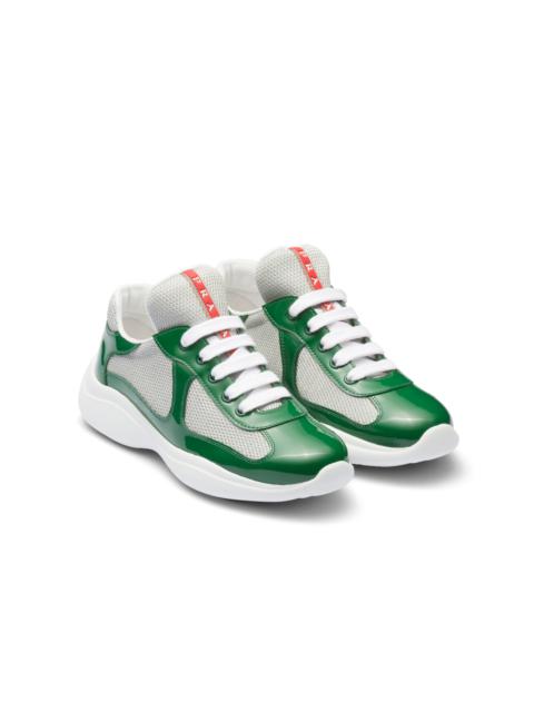 Prada＊Prada America's Cup biker fabric スニーカー＊送料込 Prada Prada America's Cup biker fabric sneakers | REVERSIBLE