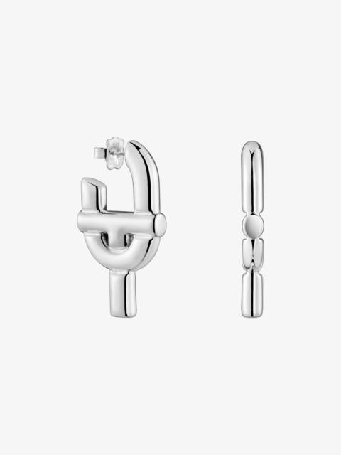 TOUS Large silver TOUS MANIFESTO Earrings