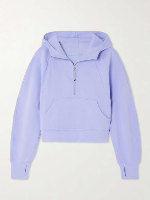 lululemon Scuba cotton-blend half-zip hoodie