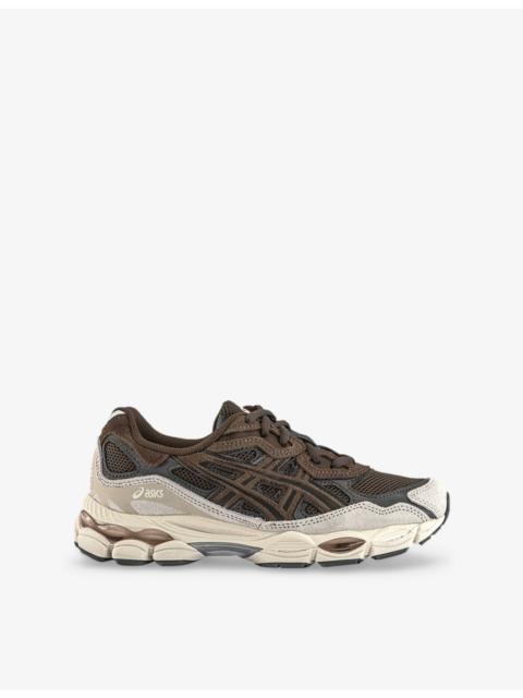 Asics Gel-NYC Suede and Mesh Trainers