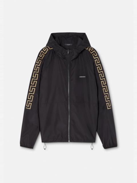 VERSACE Greca Nylon Gym Track Jacket