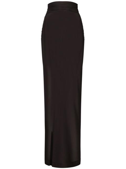 Dolce & Gabbana KIM DOLCE&GABBANA sheer floor-length skirt