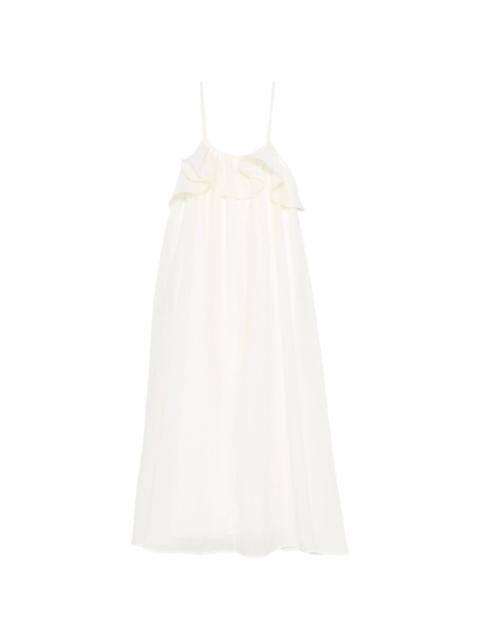ELEH ruffled midi dress
