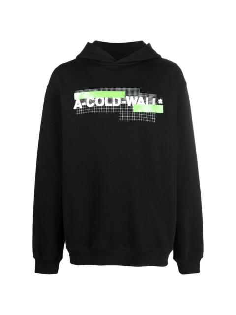 A-COLD-WALL* logo-print cotton hoodie