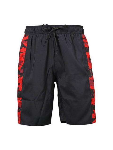 adidas adidas Manchester United Soccer/Football Sports Training Patchwork Print Shorts Black GM8984
