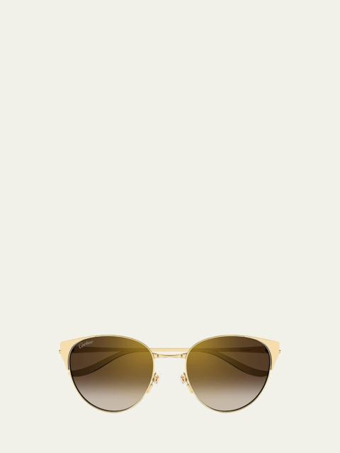 Cartier Panthère de Cartier 53mm Cat-Eye Sunglasses