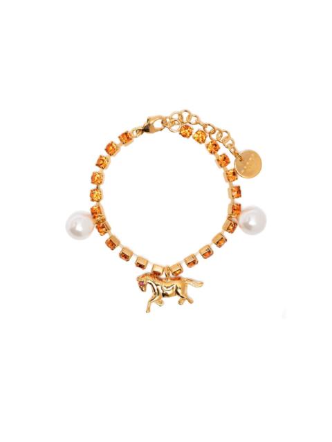 Marni crystal charm bracelet