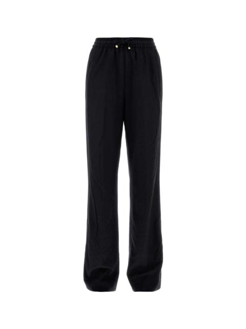 パンツ Moncler Black Polyester Blend Palazzo Pant Moncler Black polyester blend palazzo pant | gebnegozionline