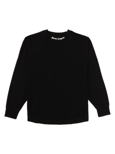 logo-print long-sleeved sweatshirt