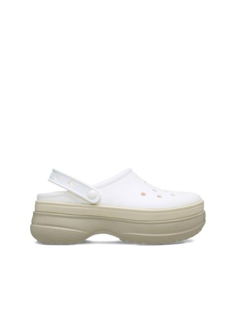 crocs platform trainers