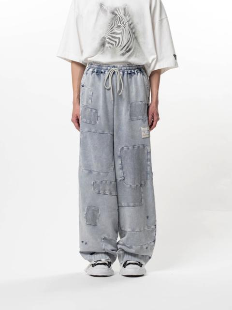 Maison MIHARAYASUHIRO Bleached Repair Sweat Pants