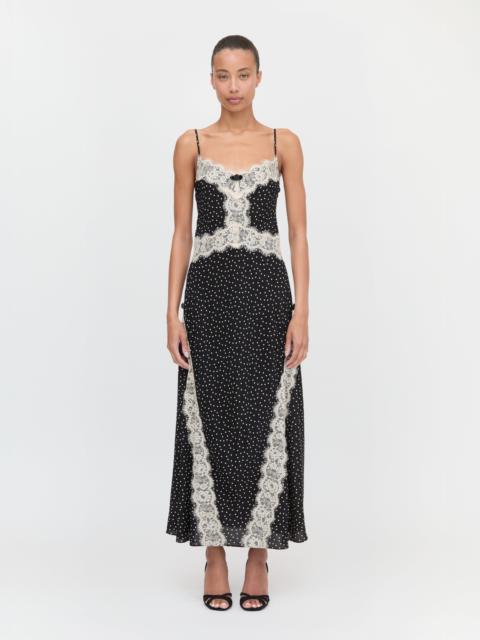 Hill House Home The Francesca Dress - Black Polka Dot