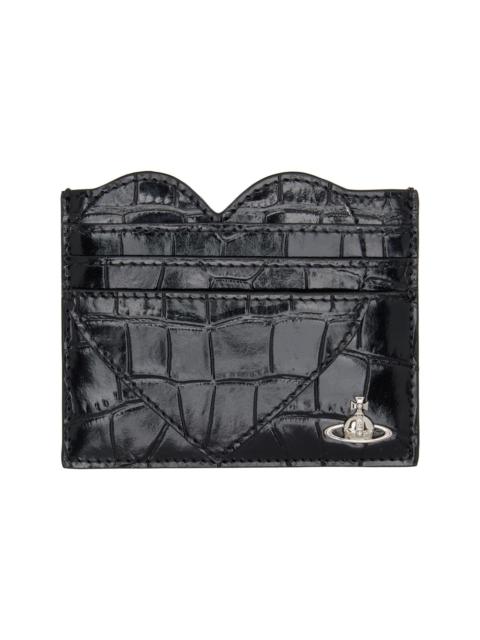 Vivienne Westwood Black Heart Card Holder