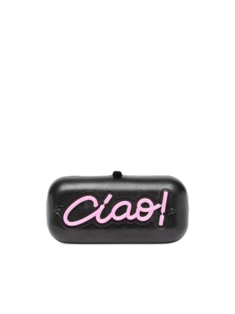 Moschino embellished clutch bag