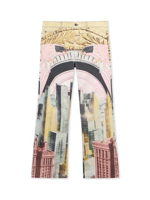 Off-White All-over Moneyworld Slim Relax Jeans