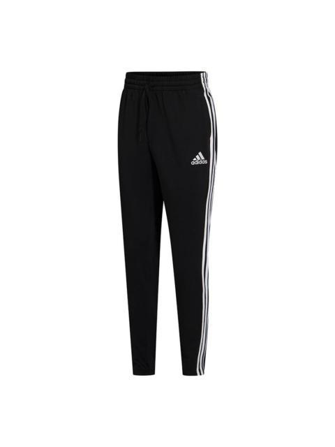 adidas adidas M 3s Sj to Pt Classic Stripe Knit Sports Pants Black GK8995