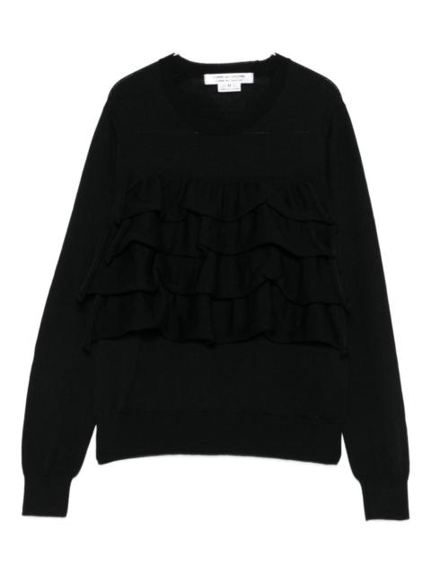 Comme des Garçons Comme des Garçons ruffled sweater