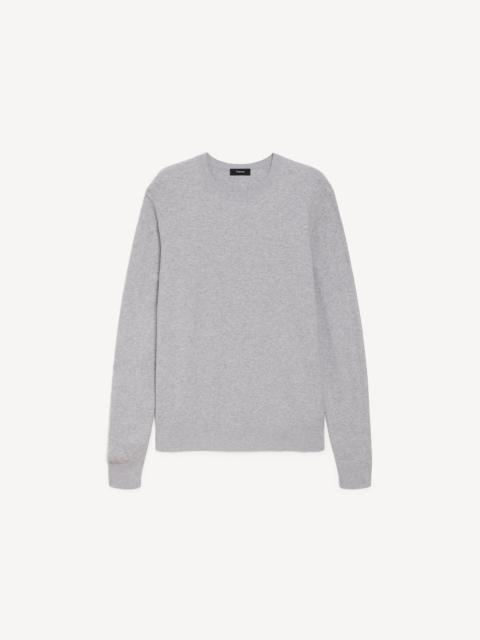 Theory Riland Crewneck Sweater in Light Bilen