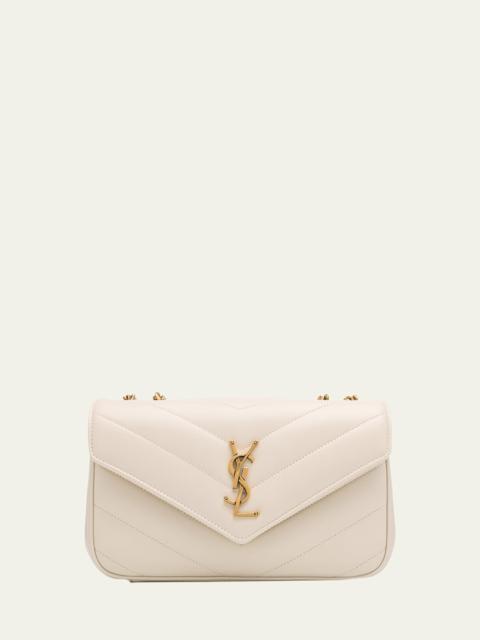 Loulou Small YSL Shoulder Bag in Quilted Leather